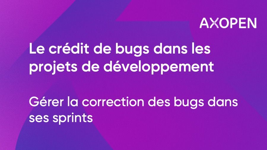 crédit de bug développement