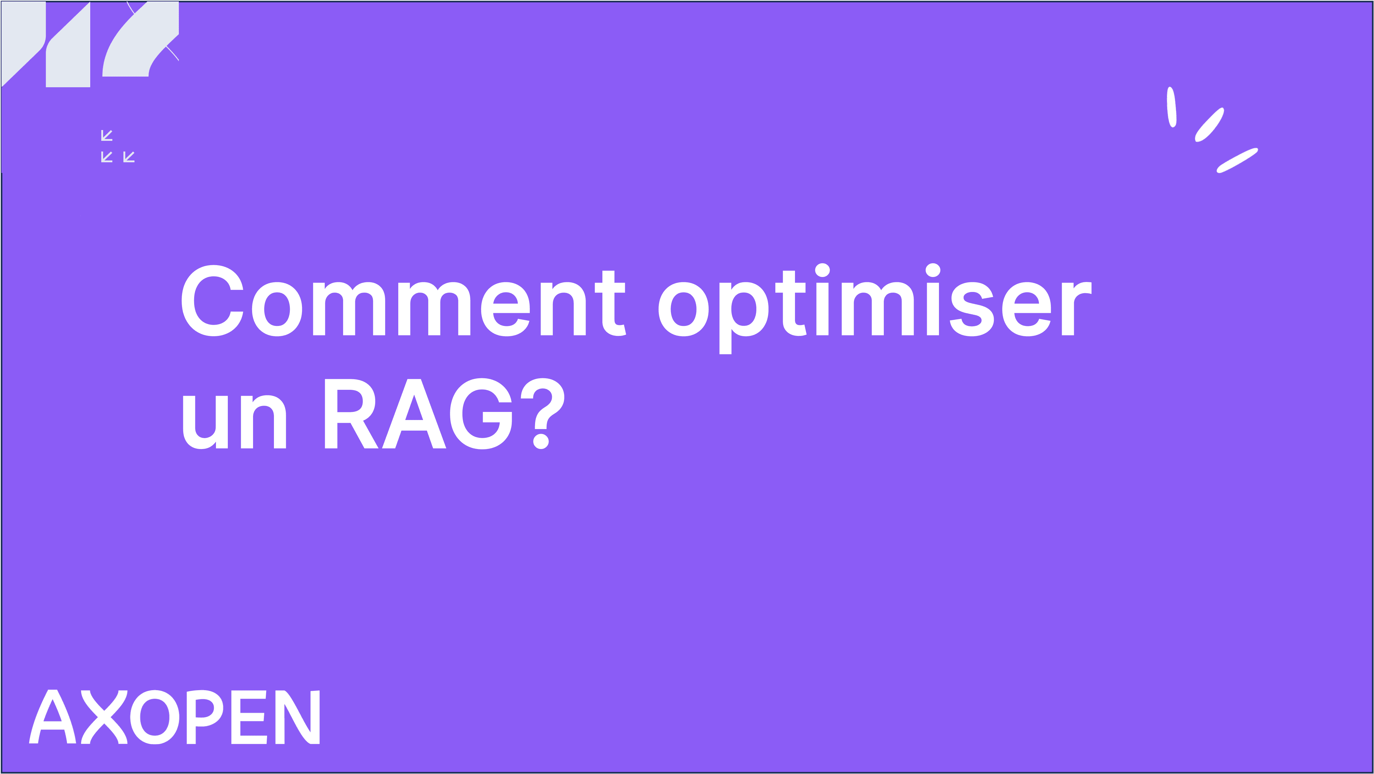 comment optimiser un RAG