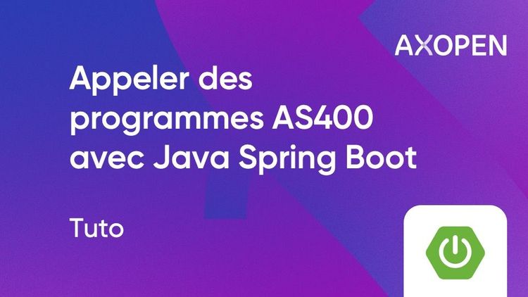 Appeler des programmes AS400 avec Java Spring Boot